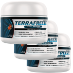 TERRAFREEZE Pain Relief Cream 3-Pack Value Bundle - 6oz